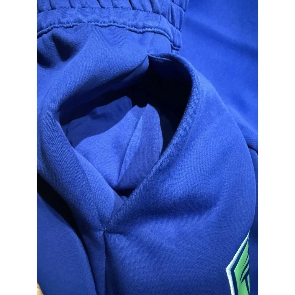 ADIDAS Men's SIZE MED SEATTLE SOUNDERS‎ TRACK PANTS / SWEATS~BLUE & GREEN~